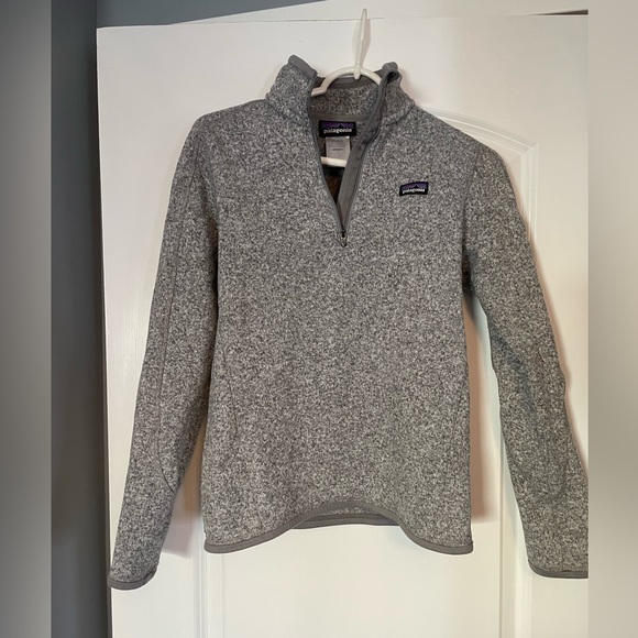 Patagonia Women’s Better Sweater Quarter Zip - size Small, Birch white - Picture 2 of 5